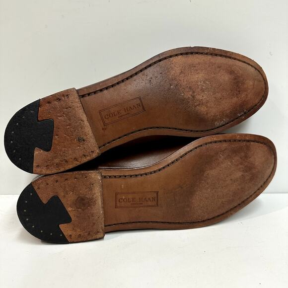 VERY GOOD Rancourt & Co. x Cole Haan Pinch Tassel Loafer Made in USA 11 Narrow C - Picture 11 of 12